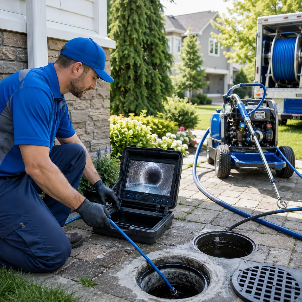 Outdoor drain cleaning professionals serving Bel Alton, MD